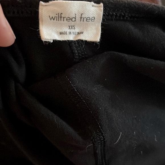 Wilfred Free Divinity Jumpsuit Size xxs black with coral stripe on leg - Picture 7 of 9